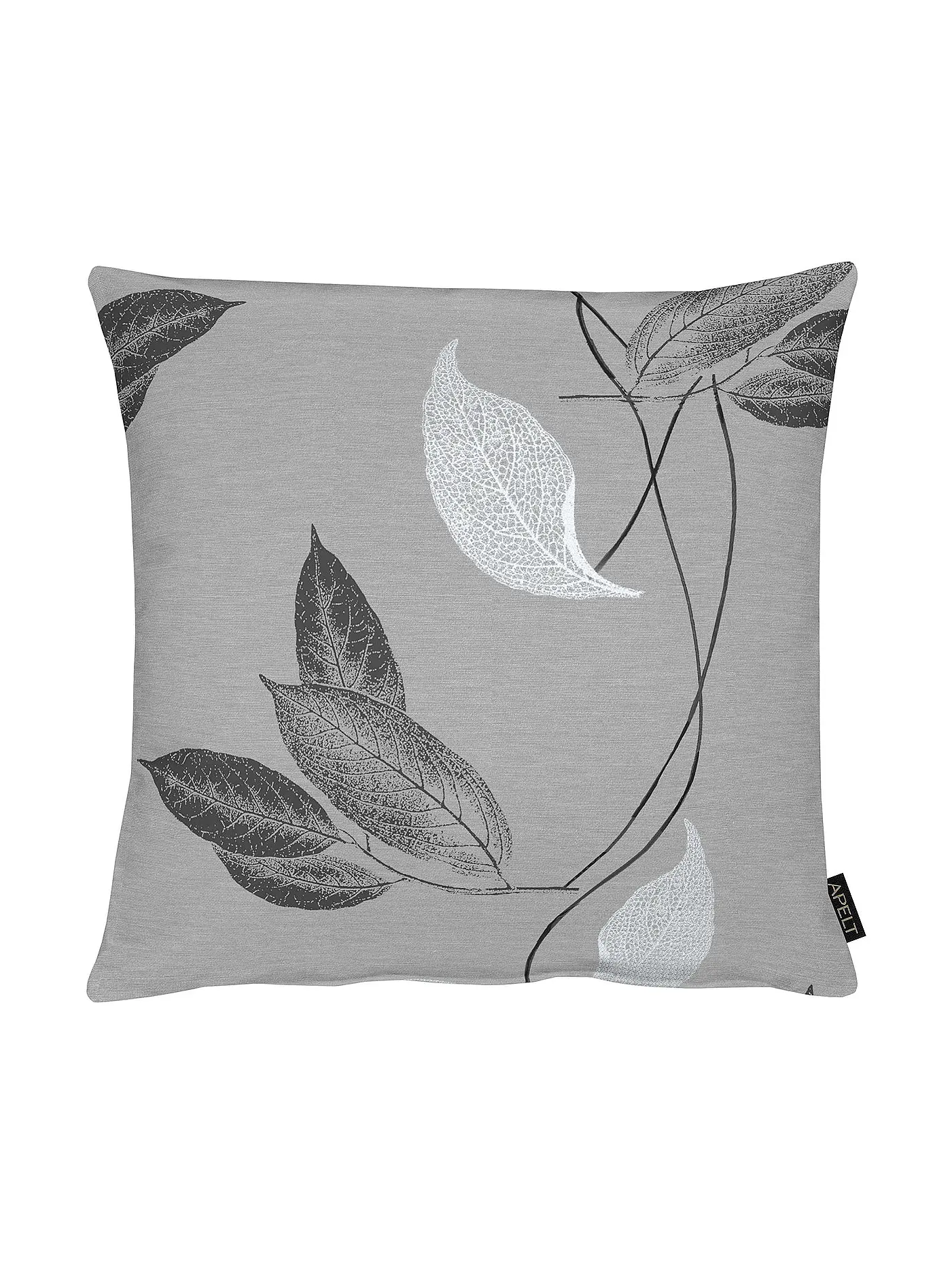 APELT | Kissenhülle VALERIE 49x49cm Weiss | grau